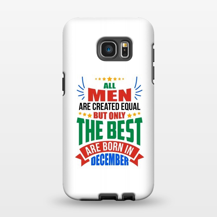 Galaxy S7 EDGE StrongFit Men Birthday - December by Dhruv Narelia