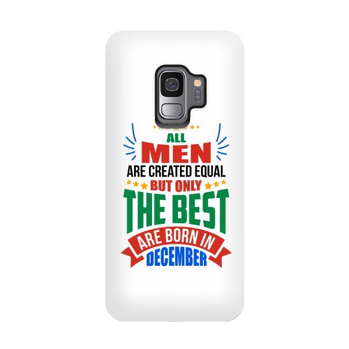 Galaxy S9 StrongFit Men Birthday - December by Dhruv Narelia