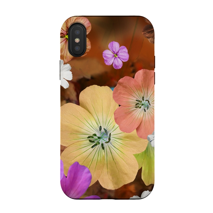 iPhone Xs / X StrongFit The fairy will come out soon 2 #flower #combination by Bledi