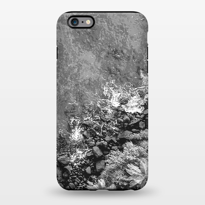 iPhone 6/6s plus StrongFit Rocks in the sea, above view 2 by Bledi