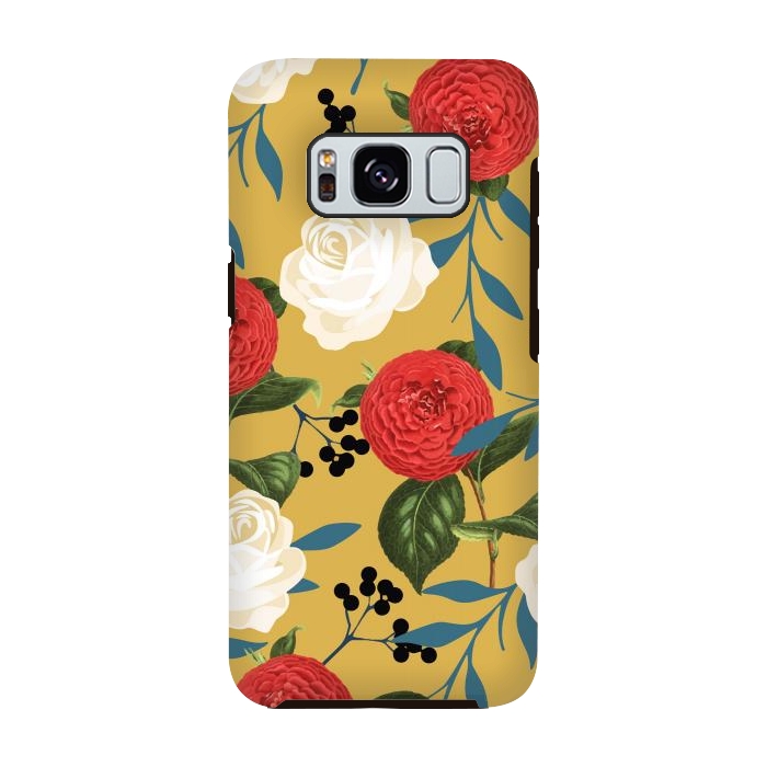 Galaxy S8 StrongFit Floral Obsession by Uma Prabhakar Gokhale