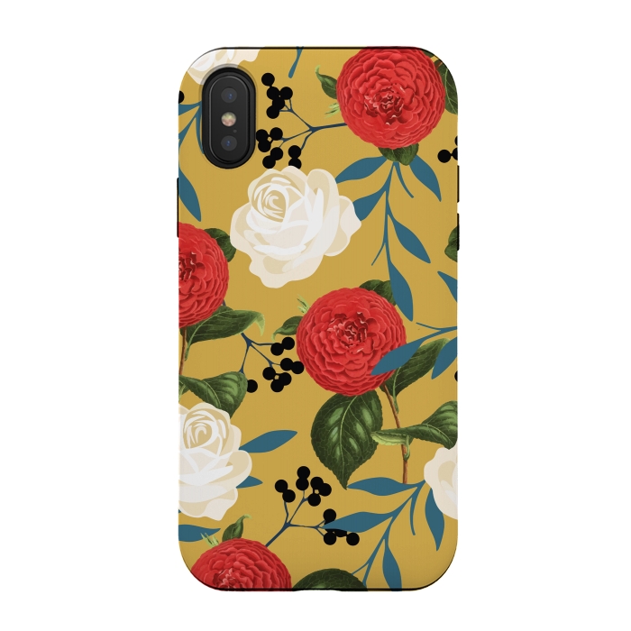 iPhone Xs / X StrongFit Floral Obsession by Uma Prabhakar Gokhale
