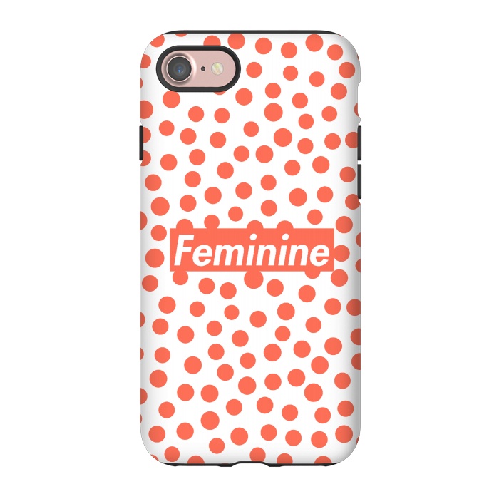 iPhone 7 StrongFit Feminine with Polka Dots by Michael Cheung