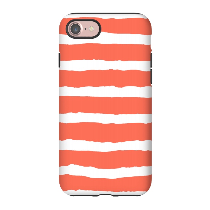 iPhone 7 StrongFit Raw Feel Stripes by Michael Cheung