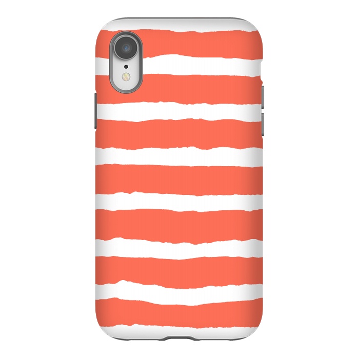 iPhone Xr StrongFit Raw Feel Stripes by Michael Cheung