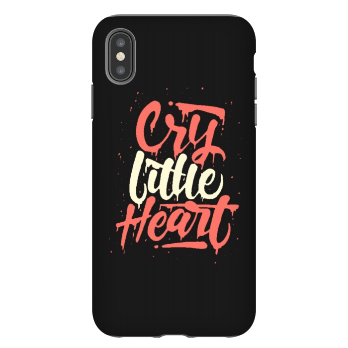 iPhone Xs Max StrongFit cry little heart by cowohigienis