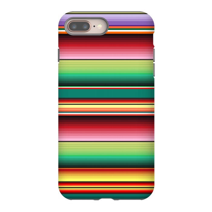 iPhone 7 plus StrongFit Mexican Fabric Texture Colors Textile by BluedarkArt