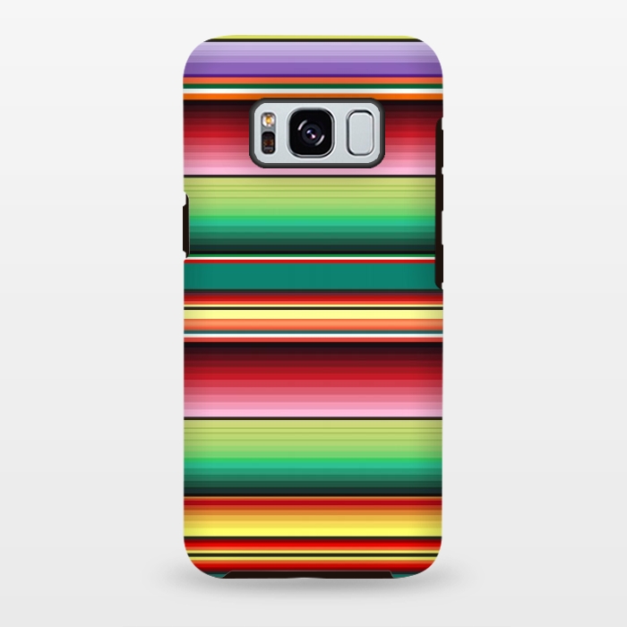 Galaxy S8 plus StrongFit Mexican Fabric Texture Colors Textile by BluedarkArt