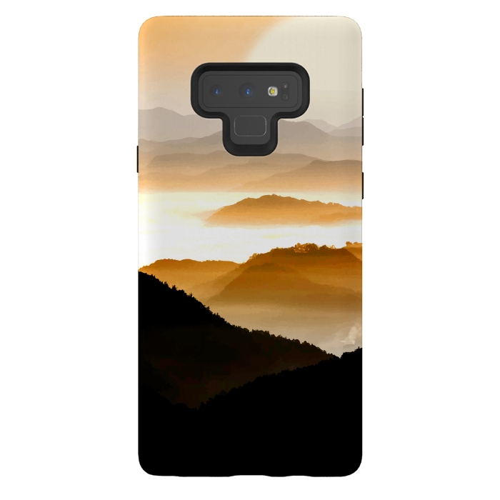 Galaxy Note 9 StrongFit Sunrise Mountain by Creativeaxle