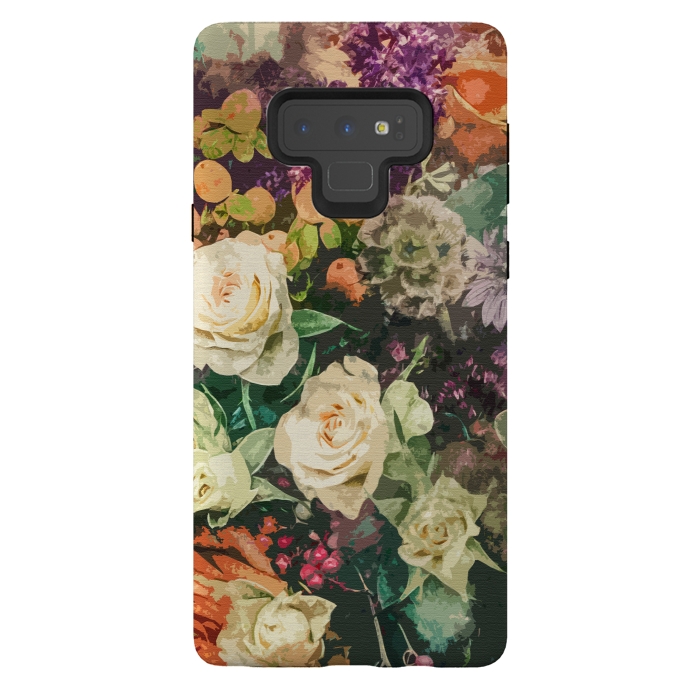 Galaxy Note 9 StrongFit Floral Bunch by Creativeaxle
