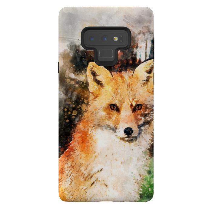 Galaxy Note 9 StrongFit Clever Fox by Creativeaxle