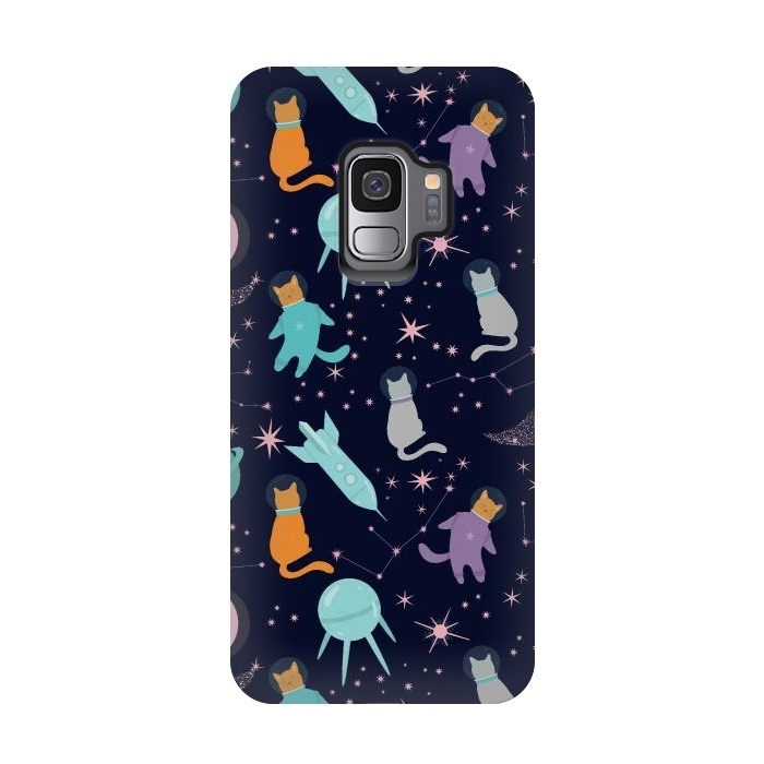 Galaxy S9 StrongFit Cats in space by  Utart