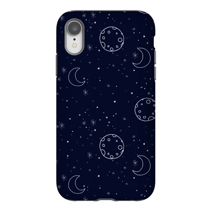 iPhone Xr StrongFit Moon and Stars by  Utart