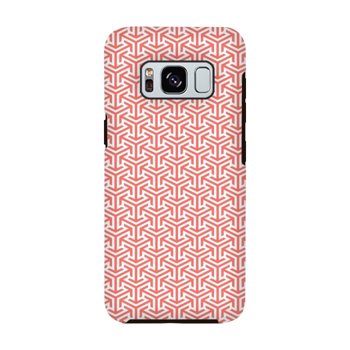 Galaxy S8 StrongFit Living Coral Pattern IV by Art Design Works