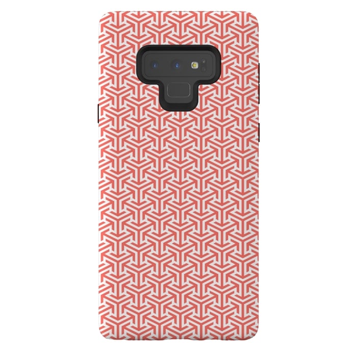 Galaxy Note 9 StrongFit Living Coral Pattern IV by Art Design Works
