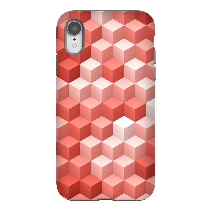 iPhone Xr StrongFit Living Coral Pattern V by Art Design Works
