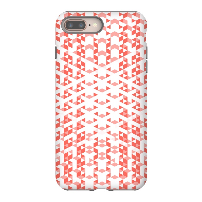 iPhone 7 plus StrongFit Living Coral Pattern VI by Art Design Works