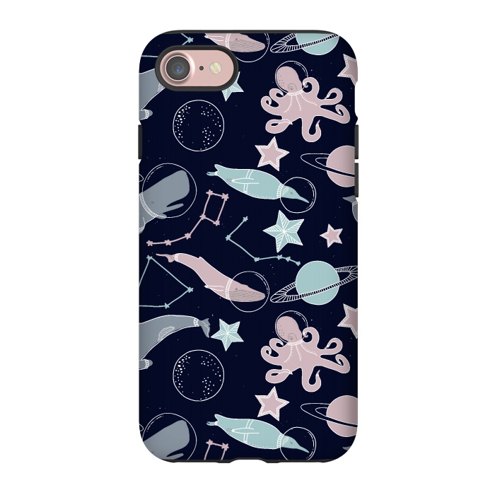 iPhone 7 StrongFit Ocean animals in space by  Utart