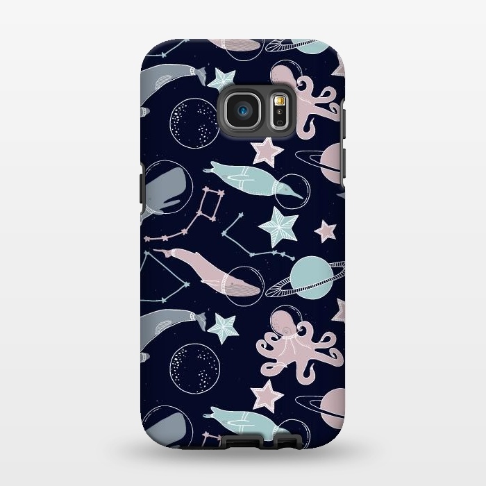 Galaxy S7 EDGE StrongFit Ocean animals in space by  Utart