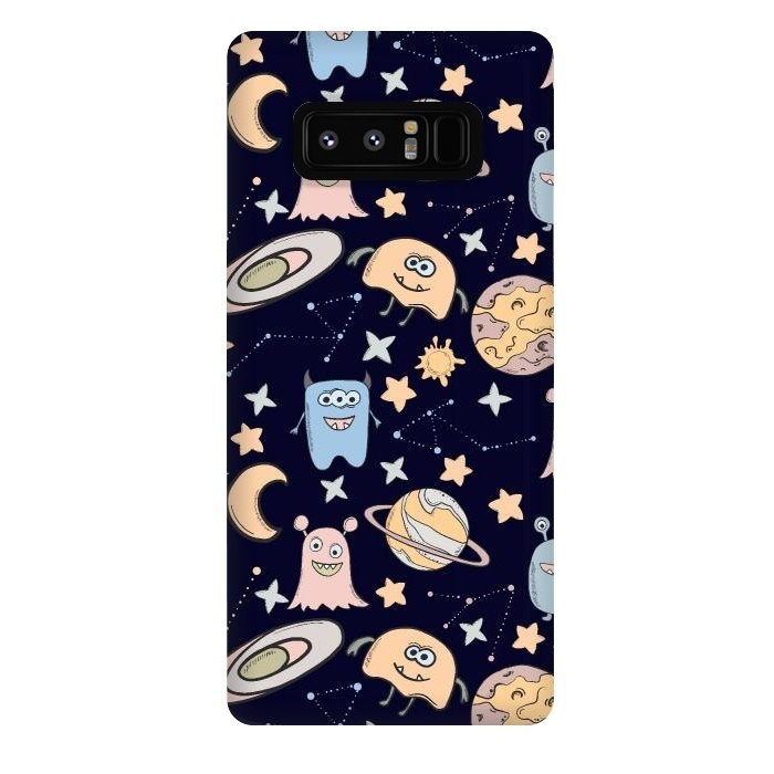Galaxy Note 8 StrongFit Monster in Space by  Utart