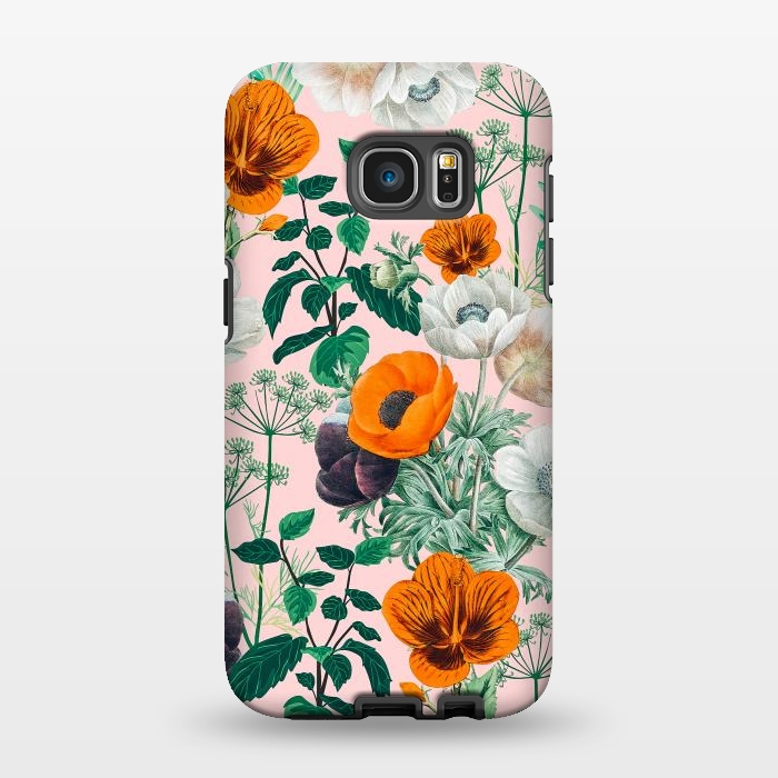 Galaxy S7 EDGE StrongFit Wildflowers by Uma Prabhakar Gokhale