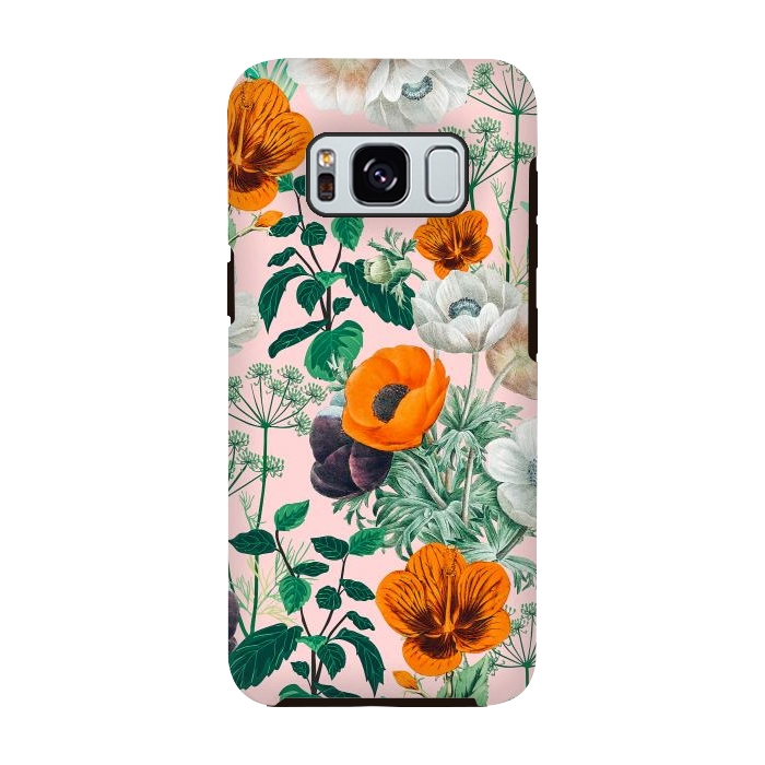 Galaxy S8 StrongFit Wildflowers by Uma Prabhakar Gokhale