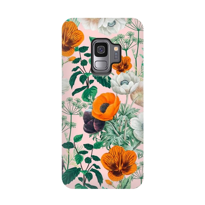 Galaxy S9 StrongFit Wildflowers by Uma Prabhakar Gokhale
