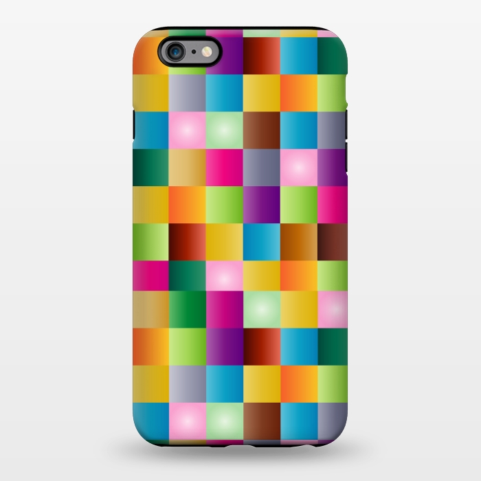 iPhone 6/6s plus StrongFit multi colour squares by MALLIKA