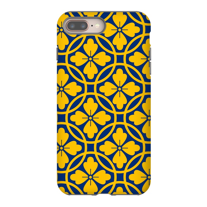 iPhone 7 plus StrongFit yellow blue cards by MALLIKA