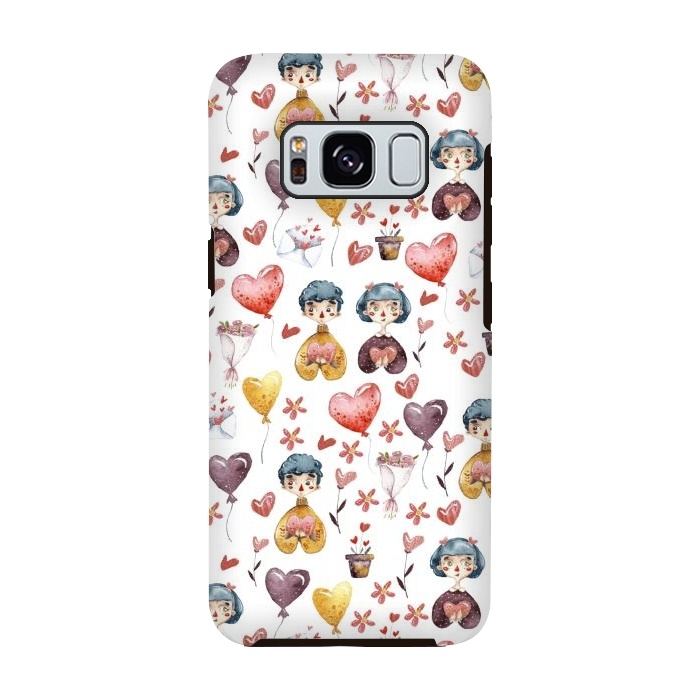Galaxy S8 StrongFit Happy Valentines Day by  Utart