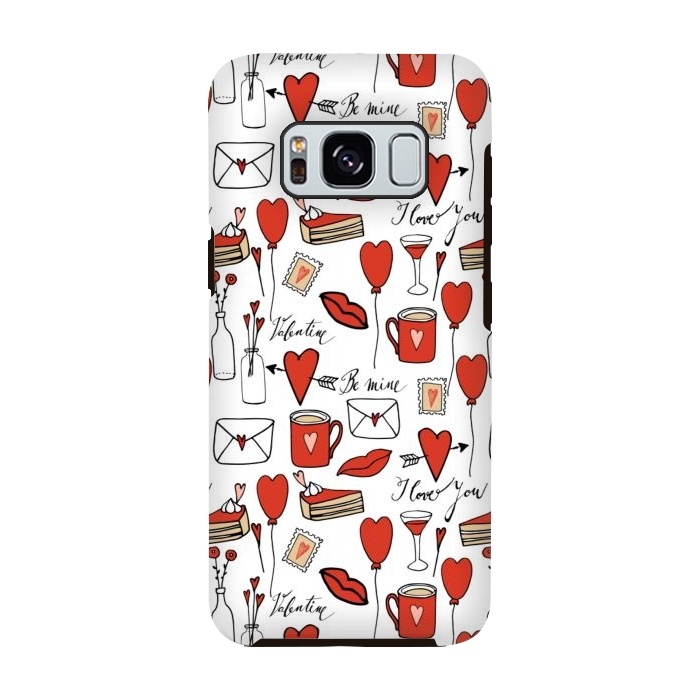 Galaxy S8 StrongFit I love you- happy valentines day by  Utart