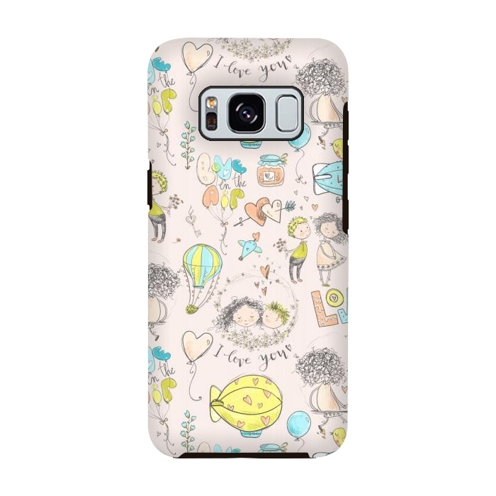 Galaxy S8 StrongFit I love you - happy valentine by  Utart
