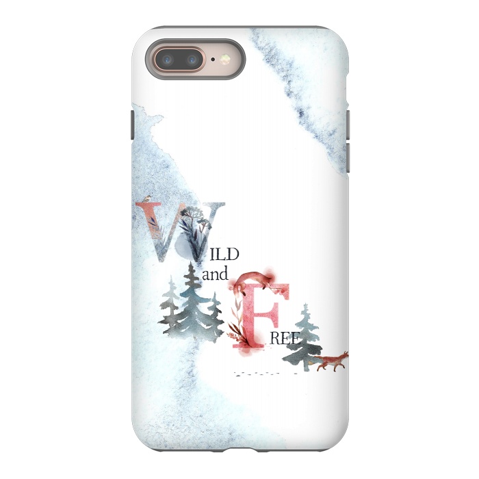 iPhone 7 plus StrongFit Wild and free by  Utart