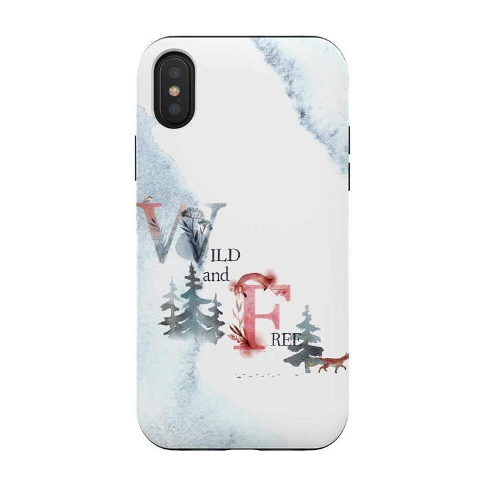 iPhone Xs / X StrongFit Wild and free by  Utart
