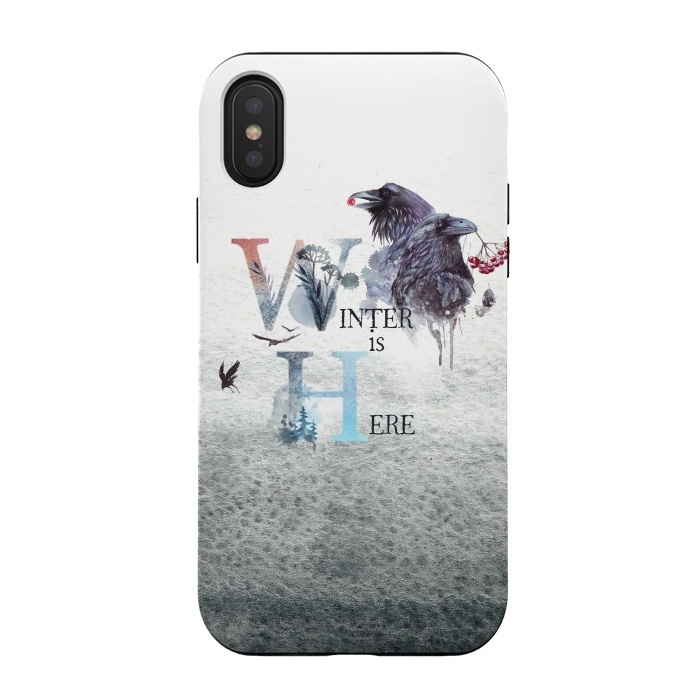 iPhone Xs / X StrongFit Winter is here by  Utart