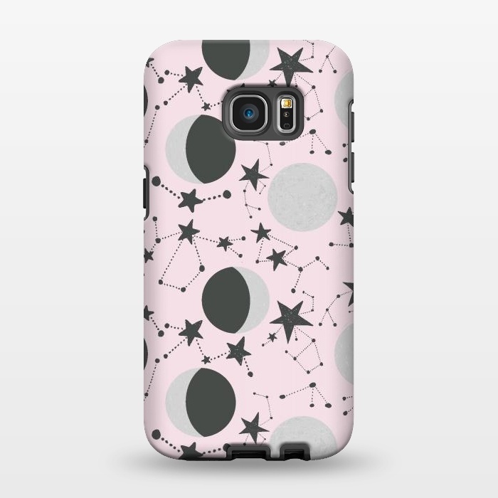 Galaxy S7 EDGE StrongFit Moon and Stars Dance by  Utart