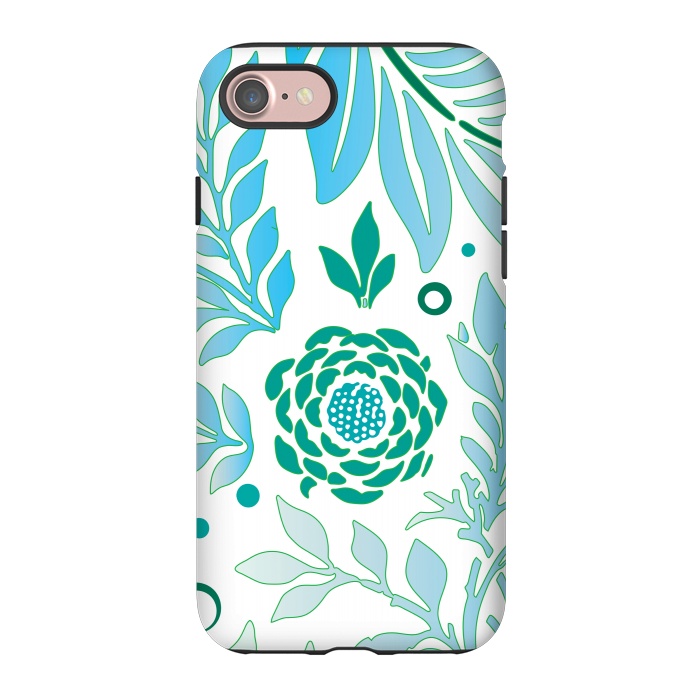 iPhone 7 StrongFit Floral Design 3 by Bledi