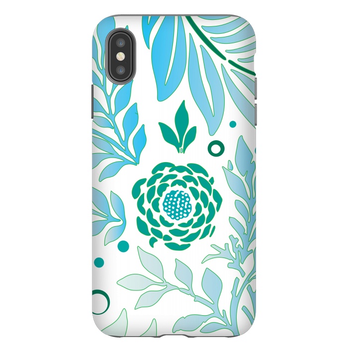 iPhone Xs Max StrongFit Floral Design 3 by Bledi