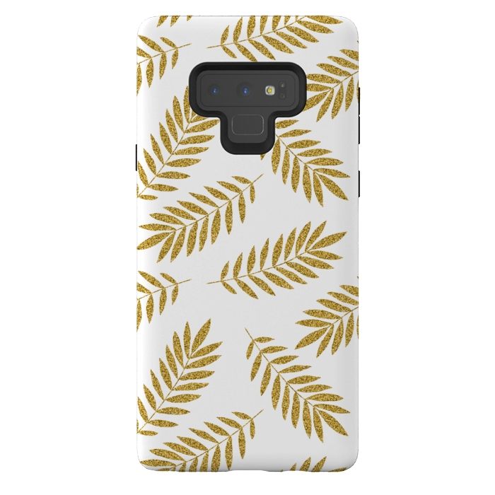 Galaxy Note 9 StrongFit Golden Palm by Creativeaxle