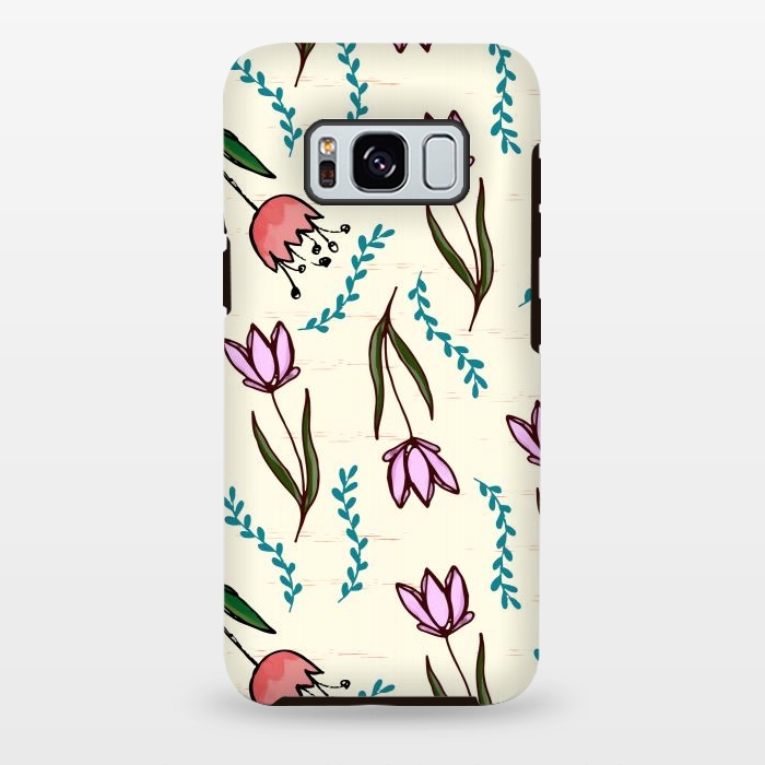 Galaxy S8 plus StrongFit Scattered Garden by Creativeaxle