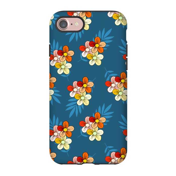 iPhone 7 StrongFit Summer Wind Floral Pattern by Creativeaxle