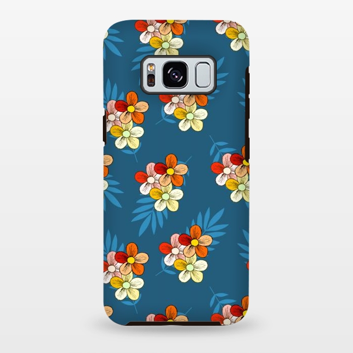 Galaxy S8 plus StrongFit Summer Wind Floral Pattern by Creativeaxle