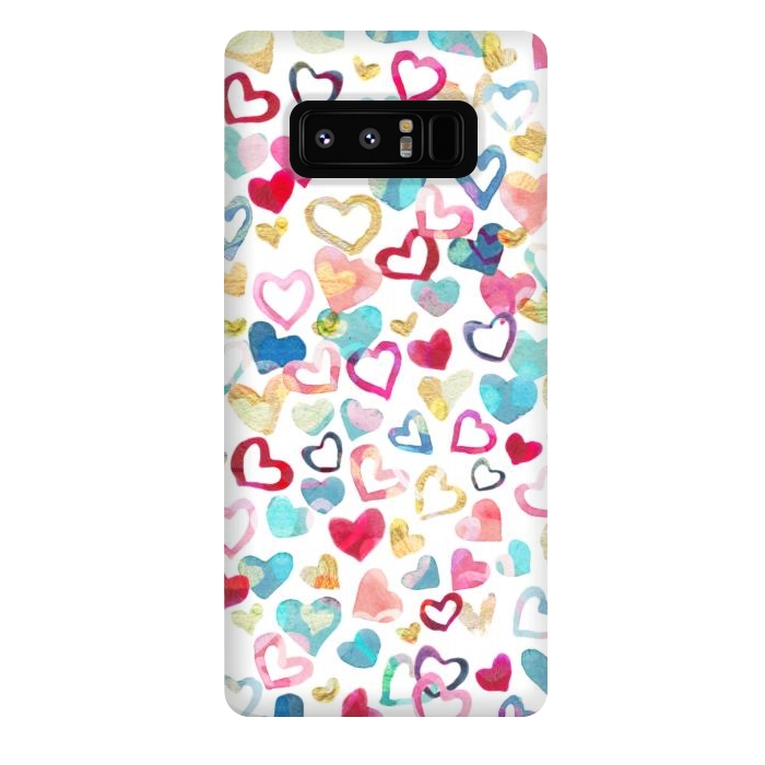 Galaxy Note 8 StrongFit Painted Love by gingerlique