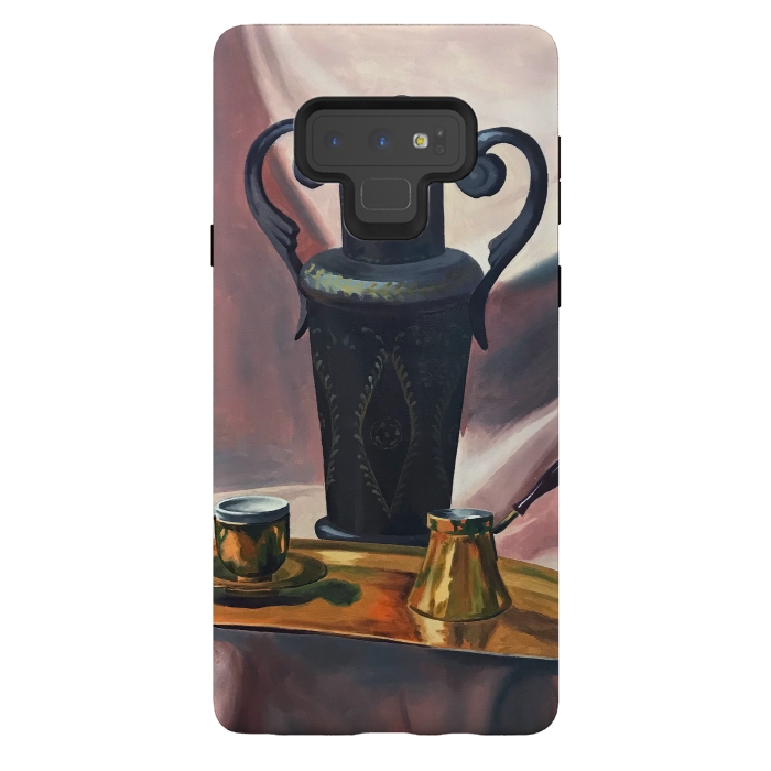 Galaxy Note 9 StrongFit Peaceful nature #Oil #on #canvas by Bledi