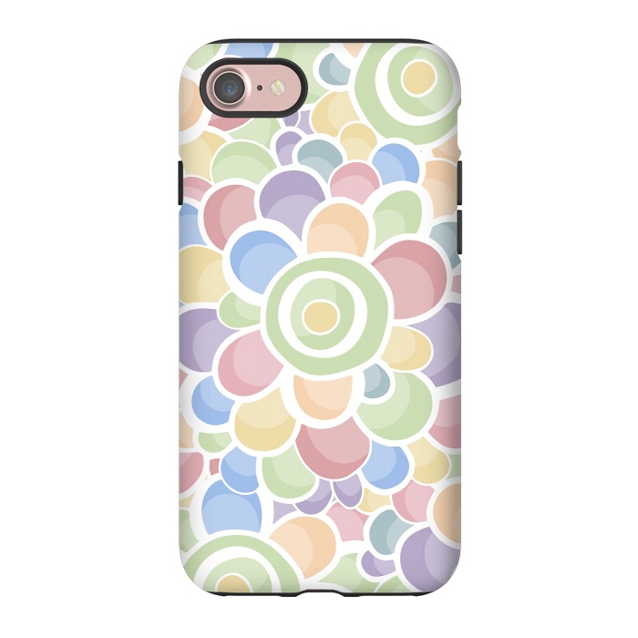 iPhone 7 StrongFit Pastel Bubble Flower by Majoih