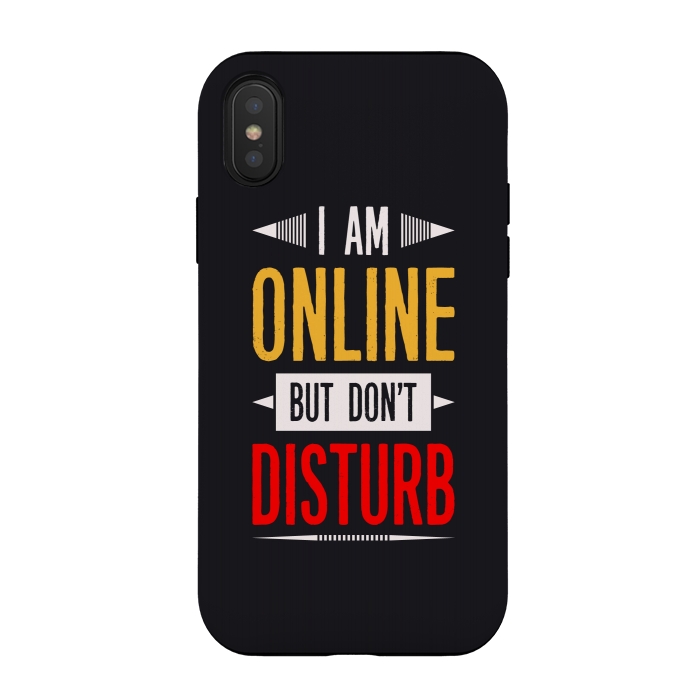 iPhone Xs / X StrongFit i am online by TMSarts