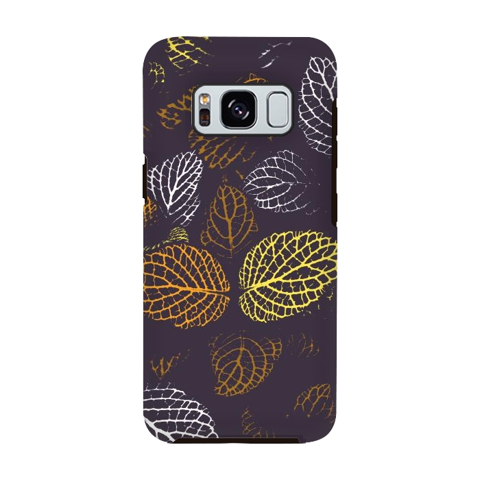 Galaxy S8 StrongFit Color contour leaf  by Bledi