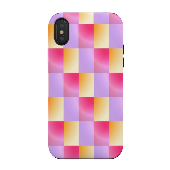 iPhone Xs / X StrongFit rectangle pattern by MALLIKA