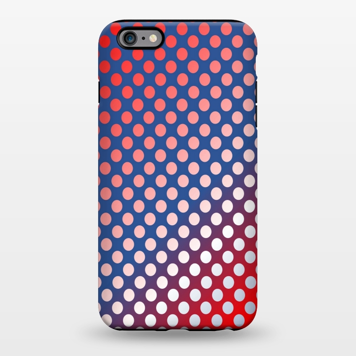 iPhone 6/6s plus StrongFit silver polka dots by MALLIKA