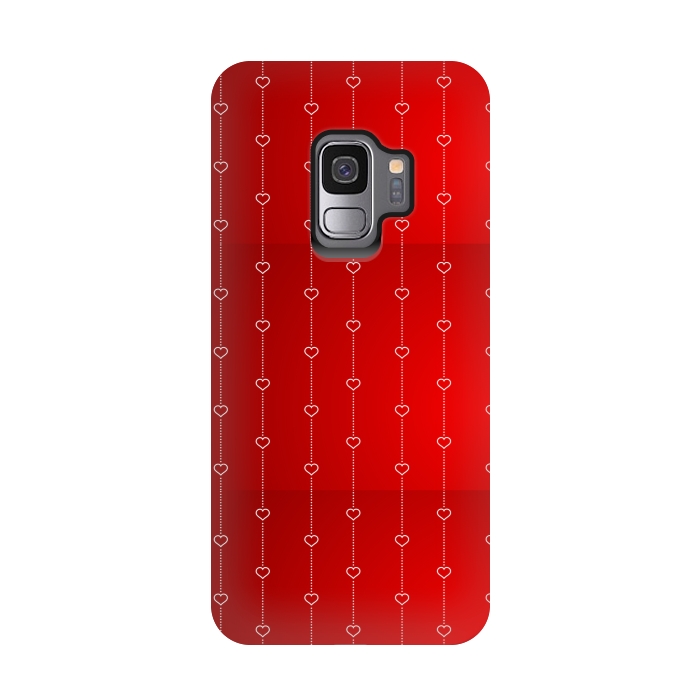 Galaxy S9 StrongFit VALENTINE RED HEARTS by MALLIKA